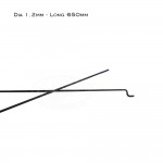 Z type D1.2mm push rod steel wire rc aircraft airplane connecting rod (2 Pcs)